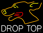 Dog Drop Top Neon Sign