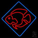 Fish Shaped Neon Sign