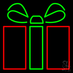 Gift Icon Neon Sign