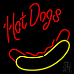 Hot Dog With Logo Neon Sign