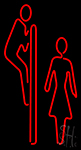 Male And Female Toilets Neon Sign