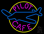 Pilot Cafe Neon Sign