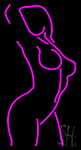 Pink Erotic Dancer Girl Neon Sign