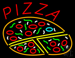 Pizza With Logo Neon Sign