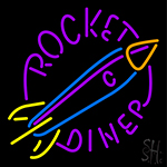 Rocket Diner Neon Sign