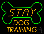 Stay Dog Training Neon Sign