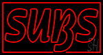 Subs Lightbox Neon Sign