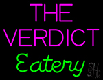 The Verdict Eatery Neon Sign