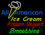 All American Ice Cream Neon Sign
