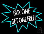 Buy One Get One Free Neon Sign
