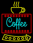 Coffee Sign With Cup Neon Sign