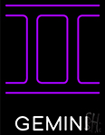Gemini Icon Neon Sign