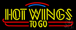 Hot Wings To Go Neon Sign