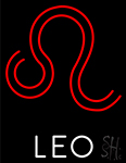 Leo Icon Neon Sign