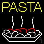 Pasta With Neon Sign