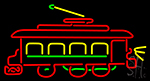Trolley Car Neon Sign