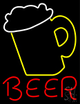 Beer With Mug Neon Sign