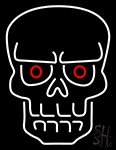Evil Skull Neon Sign
