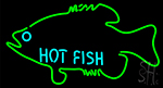 Hot Fish Logo Neon Sign