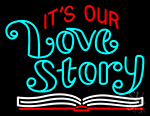 Its Love Story Neon Sign