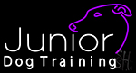 Junior Dog Training Logo Neon Sign