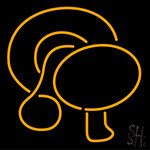 Mushroom Logo Neon Sign