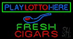 Play Lotto Here Neon Sign