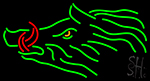 Razorback Logo Neon Sign
