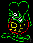 Rf Cartoon Green Neon Sign