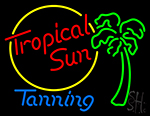 Tropical Sun Tanning Neon Sign