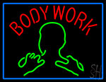 Body Work With Logo Neon Sign