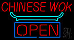 Chinese Wok Open Neon Sign