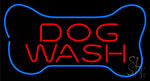 Dog Wash With Bone Neon Sign