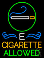 E Cigarette Allowed Neon Sign
