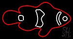 Fish Red Logo Neon Sign