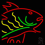 Multi Color Fish Neon Sign