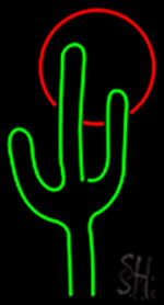 Neon Cactus With Sun Neon Sign