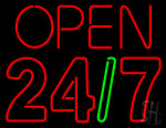 Open 24 7 Neon Sign