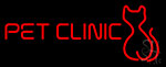 Pet Clinic With Pet Neon Sign