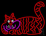 Red Cat Neon Sign