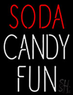 Soda Candy Fun Neon Sign