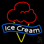 Banner Ice Cream Neon Sign