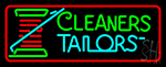 Cleaners Tailors With Logo Neon Sign