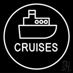 Cruises Icon Button Neon Sign
