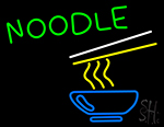Noodle With Logo Neon Sign
