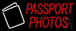 Passport Photos Neon Sign