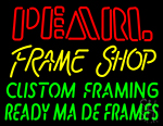 Pearl Frame Shop Neon Sign