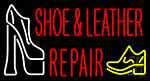 Shoe And Leather Repair Neon Sign