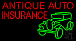 Antique Auto Insurance Neon Sign