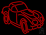 Car Red Logo Neon Sign